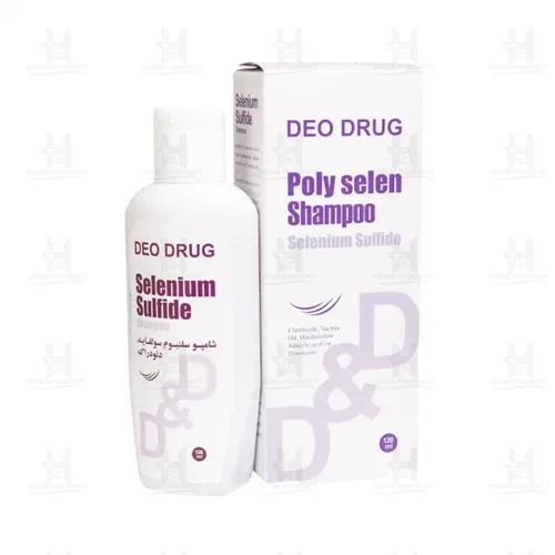 شامپو ضد شوره حاوی سلنیوم سولفاید 1% دئودراگ 120 میلی لیتر،Deodrug Selenium Sulfate Shampoo 120ml