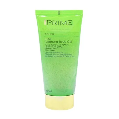 ژل پاک کننده اسکراب لوفا پرایم مناسب پوست های چرب ۱۷۵ میلی لیتر Prime Acnex Luffa Cleansing Scrub Gel 175 ml