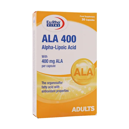 کپسول آ ال آ 400 یوروویتال 30 عددEurhovital ALA 400 Mg 30 Caps