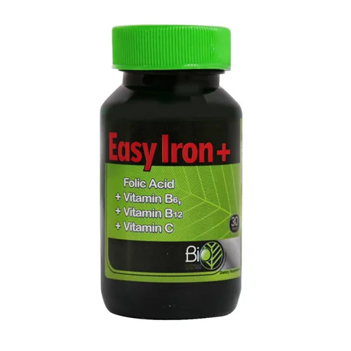 قرص ایزی آیرون پلاس بایو فرمولا  Bio Formula Easy Iron Plus 30 Tablets