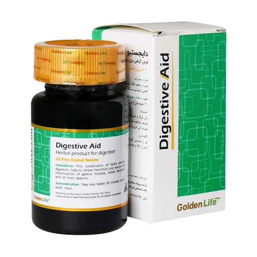 قرص دایجستیو اید گلدن لایف 60عددیGolden Life Digestive Aid Tablets