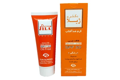 کرم ضد آفتاب دکتر ژیلا SPF 30 رنگی و فاقد چربی