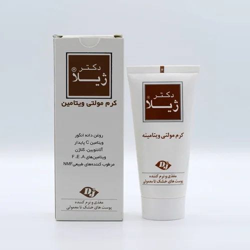 کرم مولتی ویتامین دکتر ژیلا_Doctor Jila Multi Vitamin Cream For Normal And Dry Skin 50 g