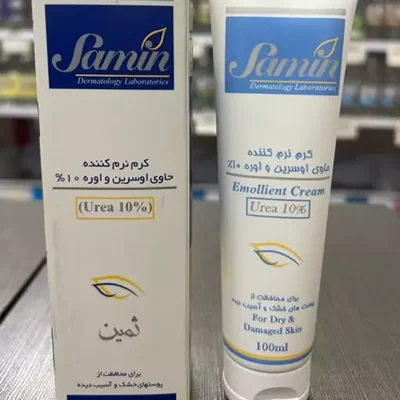 کرم نرم کننده اوسرین و اوره ۱۰ درصد ثمین ۱۰۰ میلی لیتر Samin Emollient And Urea 10% For Dry And Damaged Skin Cream 100 ml