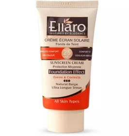 الارو کرم ضد آفتاب کرم پودري اس پي اف 25 بژ طبيعي سه نقطه انواع پوست