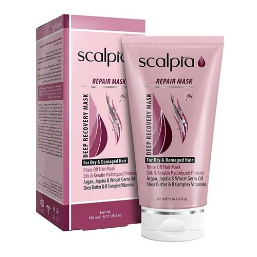 ماسک مو مخصوص موهای خشک و آسیب دیده اسکالپیا 150 میلی لیتر Scalpia Repair Mask For Dry And Damaged Hair 150 ml