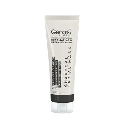 ماسک زغال (صورت و گردن) ژنوبایوتیک_Genobiotic Charcoal Facial Mask 100 Ml