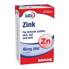 کپسول نرم زینک 40 گرم یوروویتال 60 عددی