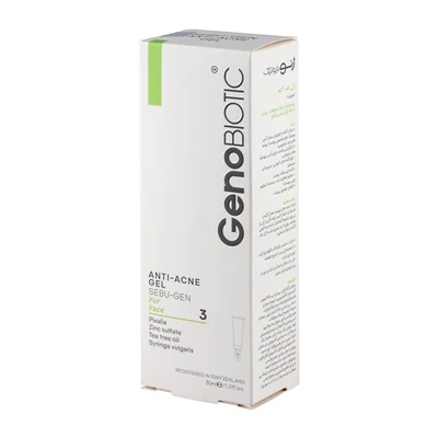 ژل ضدآکنه ژنو بایوتیک حجم 30 میلی لیتر