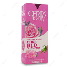 شامپو رنگساژ سریتا مدل Pure Red حجم 200 میلی لیتر Cerita Pure Red Hair Color Shampoo 200 ml