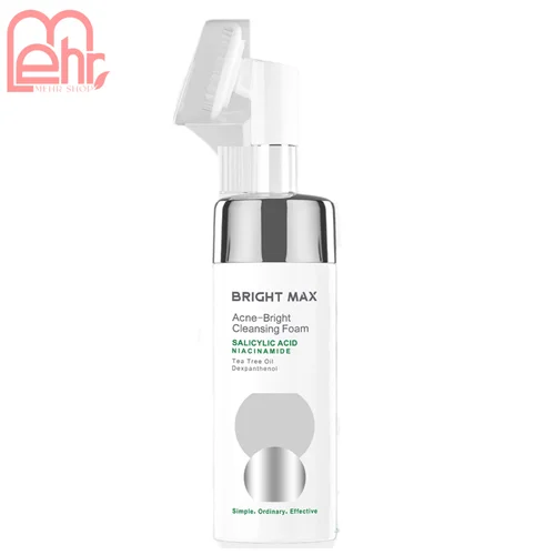 فوم شستشوی صورت آکنه برایت برایت مکس ۱۵۰ میلی لیتر_bright max