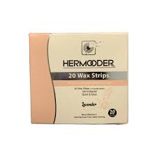 نوار موبر صورت هرمودر مدل لوندر 20 عدد Hermooder Lavender Wax Strips 20 Pcs