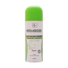 اسپری موبر بدن مگنولیا هرمودر  پوست معمولی۲۰۰ میلی لیتر Hermooder Hair Removal Spray Magnolia 200 ml