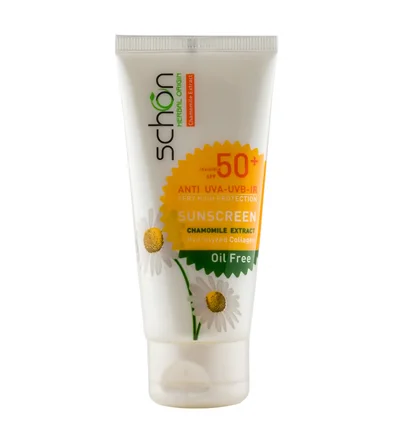 کرم ضد آفتاب بی رنگ شون با SPF50 مناسب پوست چرب حجم 50 میلی لیتر