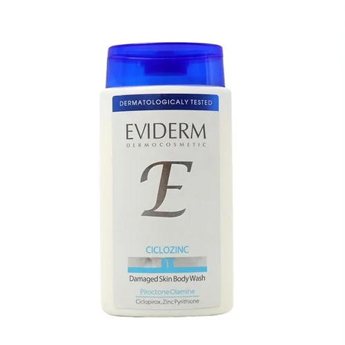 شامپو بدن اویدرم مدل سیکلوزینک Eviderm Ciclozinc Body Wash for Damaged Skin Revitalizer 200 ml