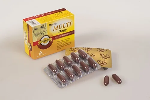 کپسول مولتی دیلی داروسازی دانا بسته 30 عددی