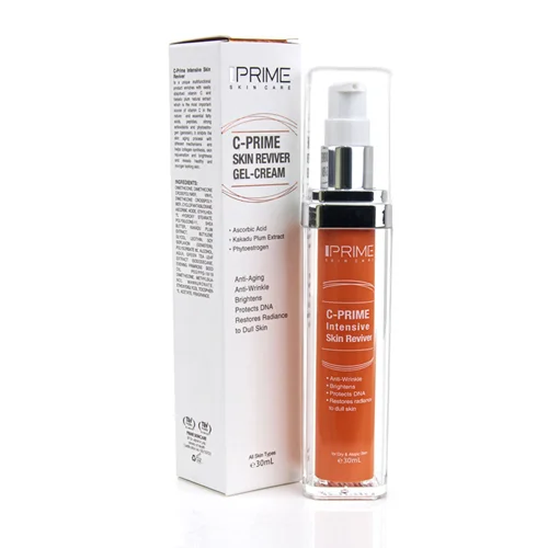 ژل کرم بازسازی و جوان کننده پوست پرایم Prime C-Prime Invisible Skin Reviver Gel 30 ml