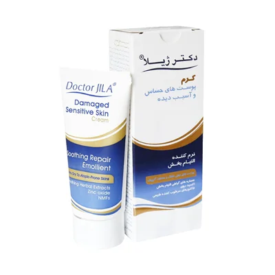 کرم نرم کننده پوست های حساس و آسیب دیده دکتر ژیلا 50 گرم  Doctor Jila Damaged And Sensitive Skin Cream 50 gr