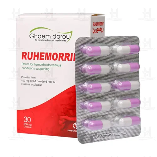 کپسول روهمورین قائم دارو ۳۰ عددی_Ghaem Darou Ruhemorrin 30 Caps