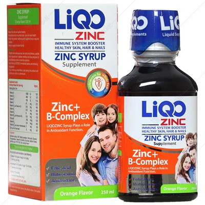 شربت لیکو زینک ابیان فارمد 250 میلی لیتر Abian Pharmed Liqo Zinc Syrup 250 ml