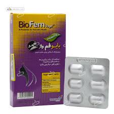 بایوفم واژ (کمک به سلامت عمومی بانوان) تک ژن فارما 12 کپسول واژینال