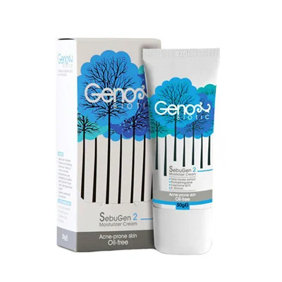 کرم مرطوب‌کننده ژنوبایوتیک، مدل SebuGen 2، مناسب پوست‌های آکنه ای Genobiotic sebagen2 Moisturizer Cream