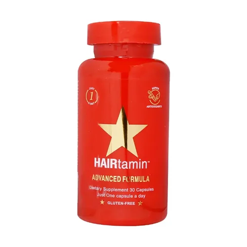 قرص هیرتامین Hairtamin Advanced Formula Hair Supplement 30 Capsules