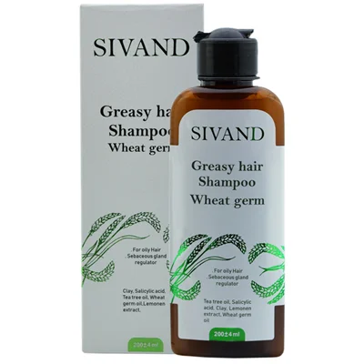 شامپو موی چرب سیوند مدل  جوانه گندم حجم 200 میلی لیترshampoo Wheat germ