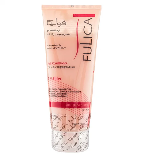 نرم كننده موهای رنگ شده 200میل فولیکا Fulica Hair Conditioner For Colored Hair Lotion 200 ml