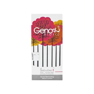 ژل ضدآکنه صورت سبوژن 1 ژنوبایوتیک 30 گرم Genobiotic Sebugen 1 Anti Acne Gel 30 g