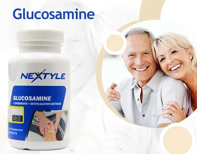 قرص گلوکزامین نکستایل 60 عددی | کمک به سلامت مفاصل و بهبود درد آرتروزNextyle Glucosamine 60 Tabs
