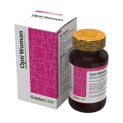 OptiWoman womens multivitamin mineral table n=60 قرص مولتی ویتامین مینرال مخصوص خانم ها اپتی وومن