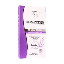 نوار موبر بدن هرمودر مدل لوندر 20 عدد Hermooder Lavender Wax Strips 20 Pcs