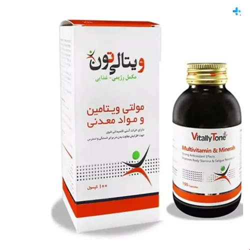کپسول مولتی ویتامین و مینرال ویتالی تون 100 عددی