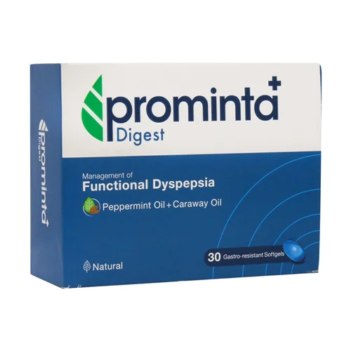 کپسول پرومینتا پلاس دایجست هیلیا فارمد 30 عدد Healia Pharmed Prominta Plus Digest 30 Castro Resistant Softgels