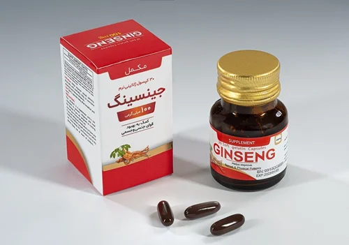 جینسینگ 100 میلی گرمی دانا_ginseng100gr dana capsule