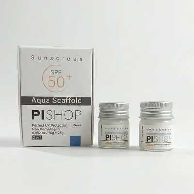 کرم ضد آفتاب پوست بی رنگ چرب پی شاپ SPF50