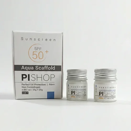 کرم ضد آفتاب پوست بی رنگ چرب پی شاپ SPF50