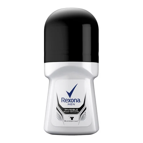 مام رول ضد تعریق مردانه رکسونا مدل Invisible Dry Black & White
