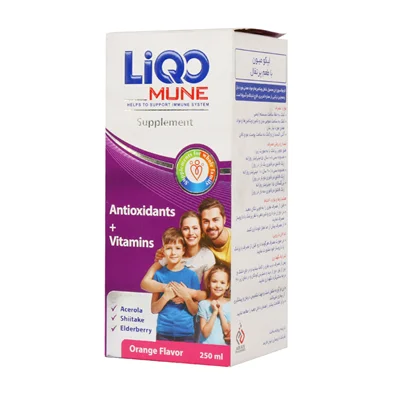 شربت لیکو میون ابیان فارمد 250 میلی لیتر Abian Pharmed Liqo Mune Syrup 250 ml