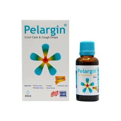 قطره پلارژین پارس گیتا دارو 30 میلی | بهبود سرفه و علائم سرماخوردگی_PELARGIN drop