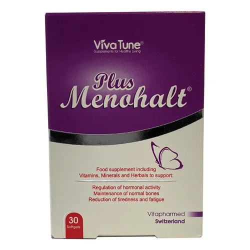 کپسول نرم ژلاتینی منوهالت پلاس ویواتیون ۳۰ عددی Viva Tune Plus Menohalt 30 Softgels