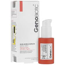 سرم آلفا و بتا هیدروکسی اسید ژنوبایوتیک 30 میلی لیتر Genibiotic AHA And BHA Serum 30 Ml
