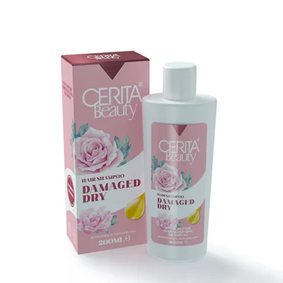 شامپو مناسب موهای خشک و آسیب دیده سریتا بیوتی Cerita Beauty Damaged And Dry Hair Shampoo 200 Ml