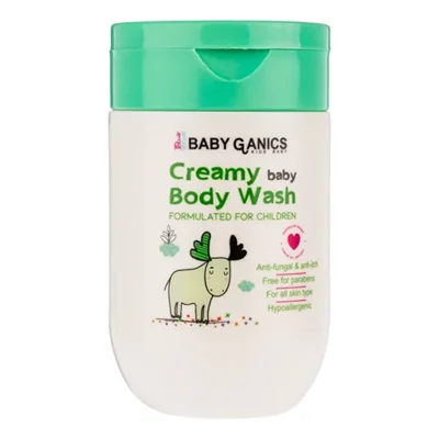 شامپو بدن بی بی گانیکس مدل ضد خارش حجم 250 میلی لیتر