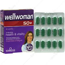 کپسول ول وومن ۵۰ سال به بالا ویتابیوتیکس مخصوص خانم ها ۳۰ عددی Vitabiotics Wellwoman 50+ 30 Cap