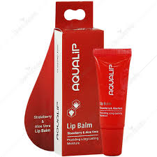 بالم لب توت فرنگی و آلوئه ورا  آکوالیپ  Lip Balm Strawberry And Aloe Vera Aqualip