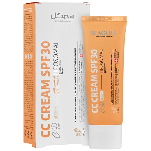 کرم رنگی متعادل کننده چربی پوست سی گلSPF30 (سی سی کرم سی گل)