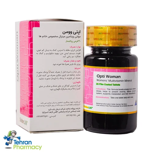 قرص اپتی وومن 30 عددی گلدن لایف