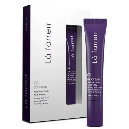 کرم دور چشم رفع تیرگی و چین و چروک 15میل لافارر La Farrerr Eye Cream Anti Dark Circle and Anti Wrinkle 15ml